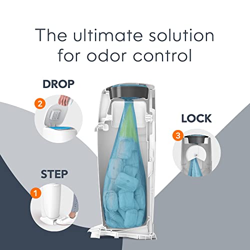 Diaper Genie Registry Gift Set | Includes Diaper Genie Complete Diaper Pail, 8 Refill Bags, 1 Carbon Filter | Perfect Starter Kit #TOP5