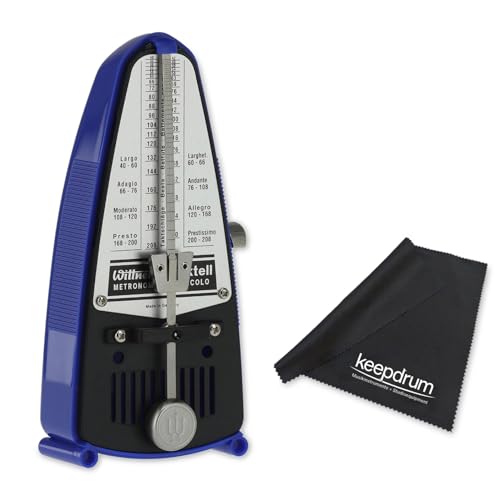 Wittner Taktell Piccolo 837 métronome mécanique bleu pour piano guitare violon instrument musique