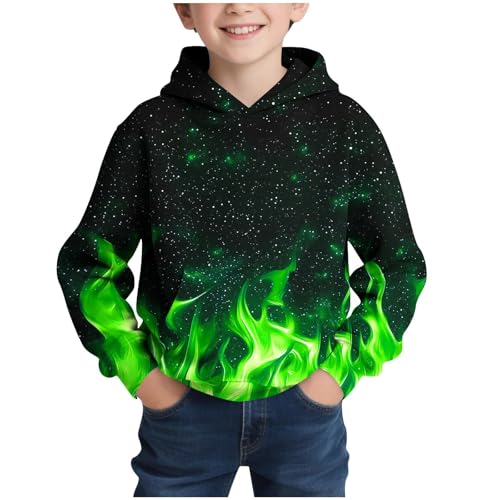 Sweat-shirt à capuche pour garçon imprimé pour activités extérieures