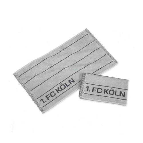 1. FC Köln Gästehandtuch 2er Set „Grau“