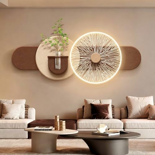 Décoration murale en grès texturé 3D pour salon et chambre