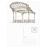 #N/A DIYthinker Metropolitain France Station Paris Landmark Jeu de cartes postales anniversaire Merci carte postale 20pcs Side 5,7 pouces x 3,8 pouces Multicolor 5.7 pouces x 3.8 pouces Multicolore
