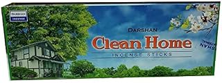 Agarbatti Clean Home Agarbatti Sticks - Darshan Incense Fragrance Pack 20 Gm X 6 Box 120 Sticks Box