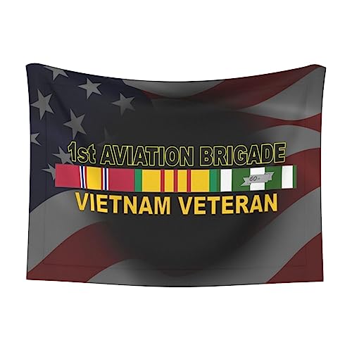 1st Aviation Brigade Vietnam Veteran Soft and Cozy Pet Blanket for Dogs and Cats - Versatile and Comfortable Medium