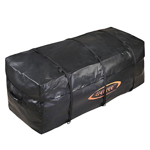 G4Free Cargo Bag Hitch Rack Cargo Carrier Bag 19 cu. Ft, Waterproofï¼ŒFit for Car Truck SUV Vans, Black