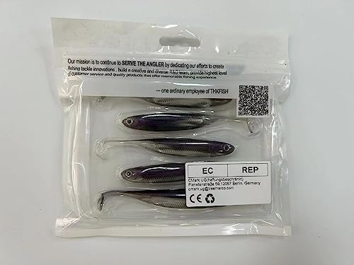 QualyQualy ビームフィッシュ ルアーセット シーバス パーチ パイクルアー (色 3#, 8cm - 6個) 9枚目