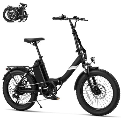 Touroll S3 E-Bike Klapprad, 20 * 3.0 Zoll Fat Tire Elektrofahrrad …
