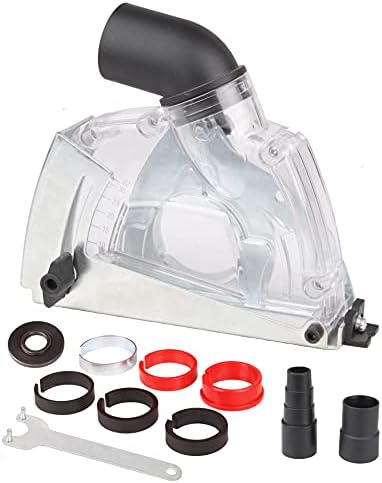 Dastool Dust Collector Attachment,Cutting Dust Shroud for Angle Grinder 4-1/2 inch to 5 inch Dt1903