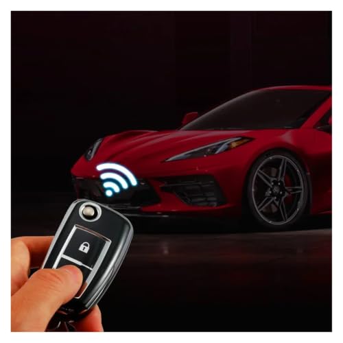 Protector funda para llave de coche Nissan Tiida con acabado sofisticado blanco 6