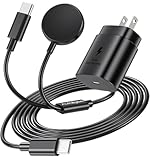 2 in 1 for Samsung Watch Charger, 25W USB C Fast Charger Compatible with Galaxy Watch 8/8 Classic/Ultra/7/6/6 Classic/5 Pro/5/4/4 classic/3/Active2/FE & Galaxy S26/S25/S24/S23/S22/21 & for iPhone 1