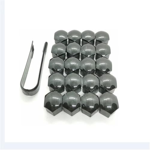 Tornillo llanta tapas tuerca rueda universales de 17mm juego de protectores negros