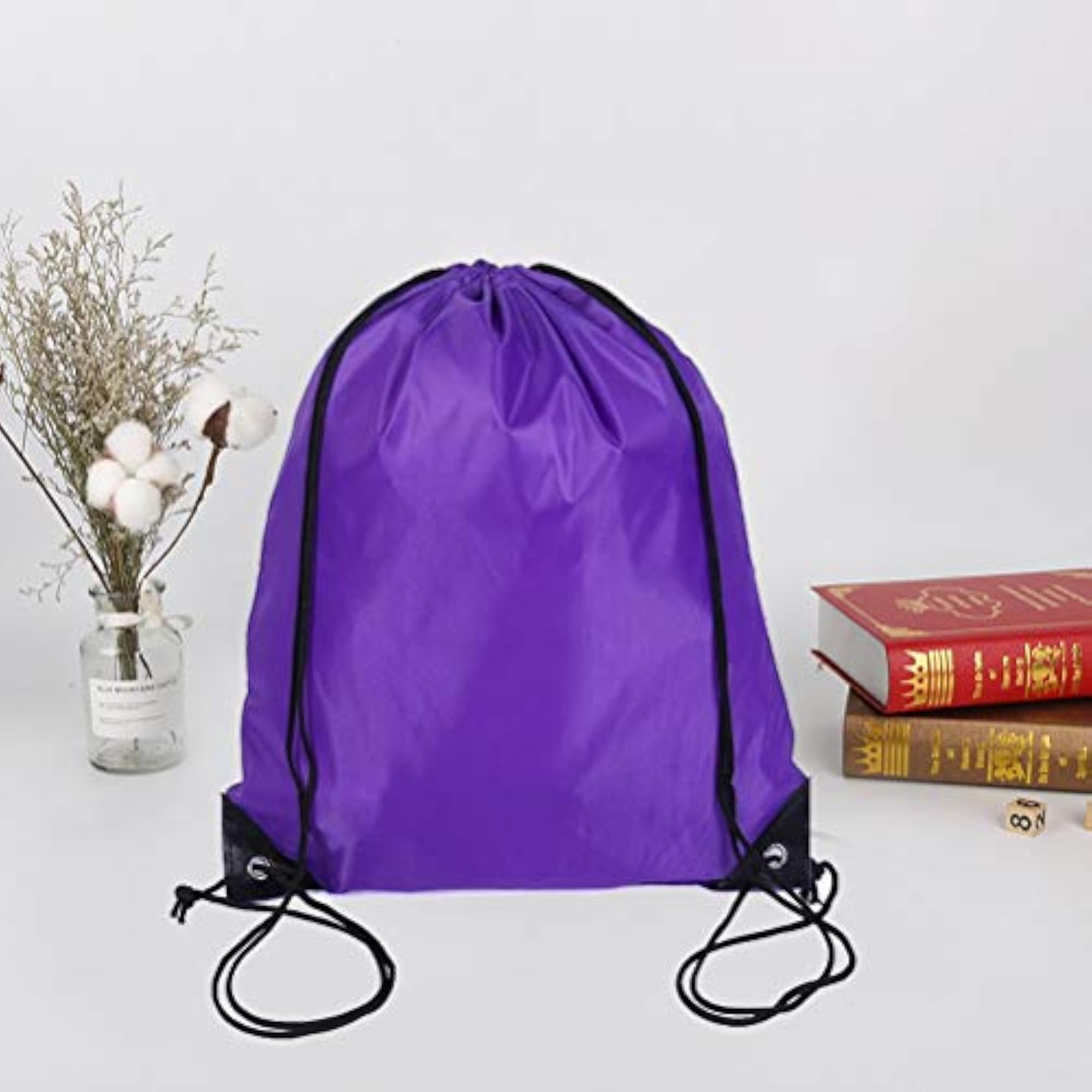 10Pcs Drawstring Bag Set for Picnic, Gym, and Travel