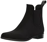 Chooka Women's Waterproof Fashion Velvet Bootie with Memory Foam, Black, 10 M US