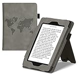 FUNDA MULTIFUNCIÓN: ¡Lee cómodamente! Apoya tu ebook en la mesa, con su función de soporte, o tenlo firmemente sujeto en tu mano con su goma elástica.