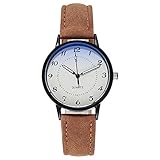Orologio da donna al quarzo, luminoso, orologio da donna, Marrone, One Size