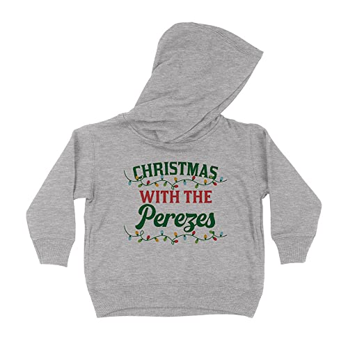 Christmas with The Perezes Kids Hoodie Sweatshirt Toddler 4T Heather Grey