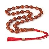 Amber Tasbih 33 Beads – Islamic Prayer Rosary, Handmade Vintage Tesbih, Muslim Gift for Dhikr or Eid