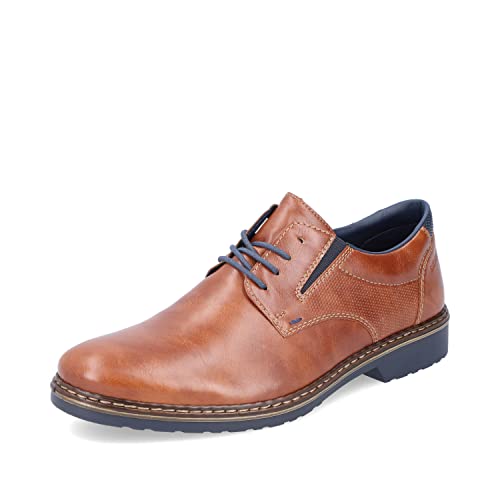 Rieker Homme Chaussures à Lacets 16505, Monsieur Chaussures d'affaires,Semelle intérieure Amovible,élégante,Marron (Braun / 24),43 EU / 9 UK Cover