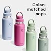 Hydro Flask Water Bottle - Insulated Stainless Steel - Wide Mouth Chug Lid, Non Spill, Leakproof in 24 Oz Aloe Green