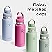 Hydro Flask Water Bottle - Insulated Stainless Steel - Wide Mouth Chug Lid, Non Spill, Leakproof in 40 Oz Tonal Birch Gray