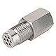 sensor oxigeno + Edelstahl O2 Sensor Schutzhülle Stecker Adapter mit Minikatalysator M18x1.5