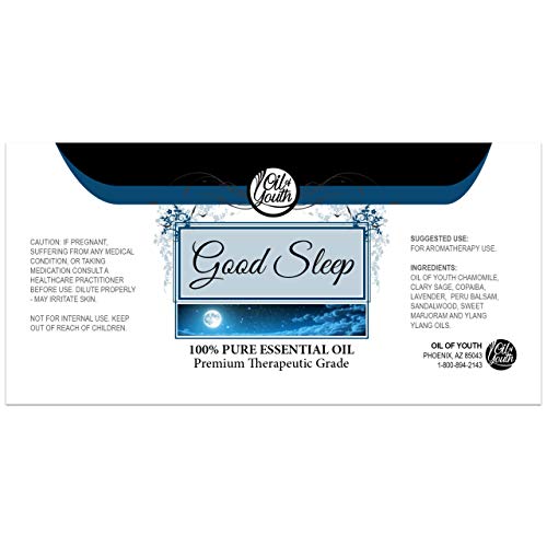 4Oz Bulk Good Sleep Blend Essential Oil – Therapeutic Grade – Pure & Natural Good Sleep Blend Oil #TOP1