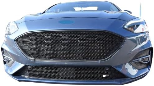 Zunsport Compatible With Ford Focus ST-Line MK4 - Front Grill Set - Black Finish (2018 = to)