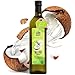 Olio MCT C8 Puro Biologico Spremuto a Freddo - 1LT. Olio di Cocco mct c8 Commestibile Bio e Puro per Keto Paleo o per Uso su Corpo e Capelli. Olio Vegano e Vegetariano.