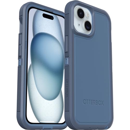 Coque cordon iPhone 14 OtterBox Defender XT bleu layette idéale pour voyage - 5