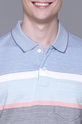 Image of SANE ORIGINALS Polo T-Shirt for Men with Pocket || Striped Polo for Men