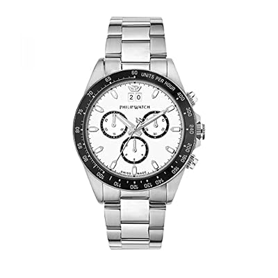 Philip Watch Caribe Orologio Uomo, Cronografo - 42mm