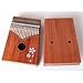 Kalimba For Beginners 17-note Mahogany Full Single Kalimba Thumb Piano 17-key Finger Piano(Style 2)