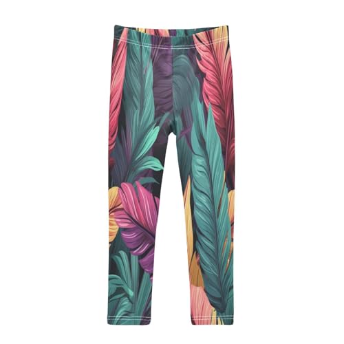 Bolaz Toddler Girls Leggings Printed Yoga Pants Leggings Tree Leaves for Kids