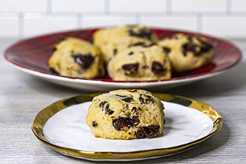Ackroyd's Bakery Afternoon Tea Graduation Celebration 2 Dozen Fresh Baked Scones Variety Pack - Blueberry, Cranberry Orange, Plain, And Dark Chocolate Cherry #TOP2