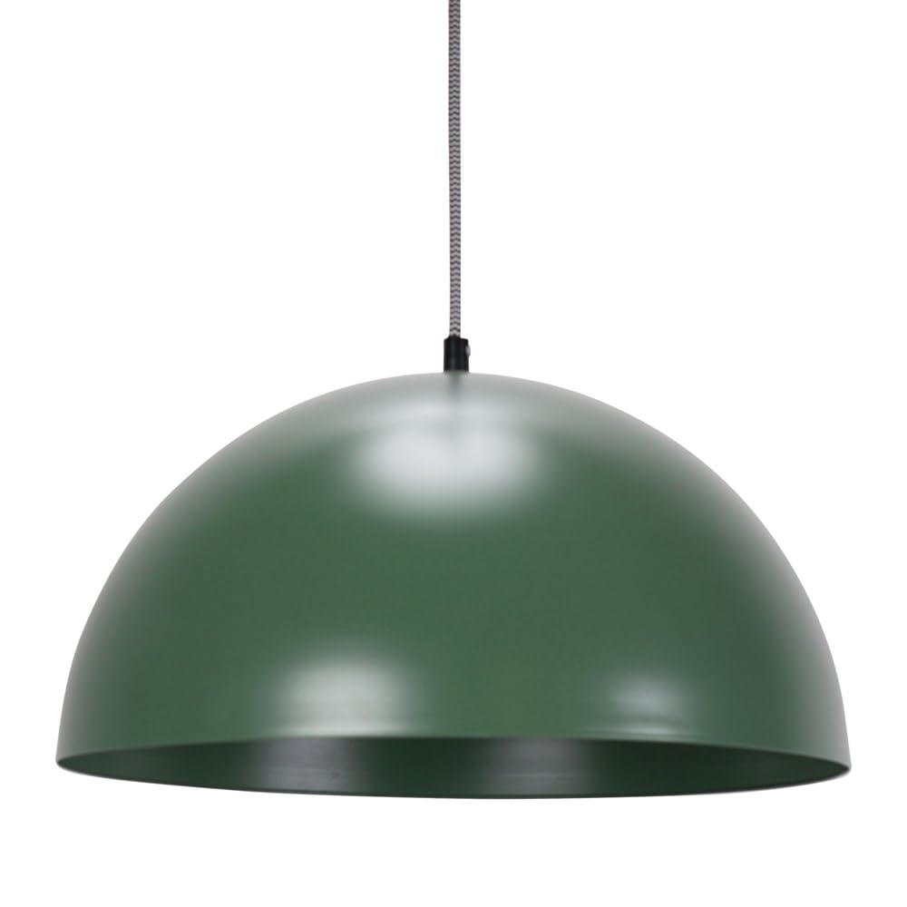 Valuelights Bottle Green Stassi Mushroom Dome Metal Drop Hanging Pendant Ceiling Light In