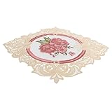 Sets de table en dentelle : petits et faciles à ranger et à laver pour une utilisation ultérieure, ce qui vous permet de faire des économies