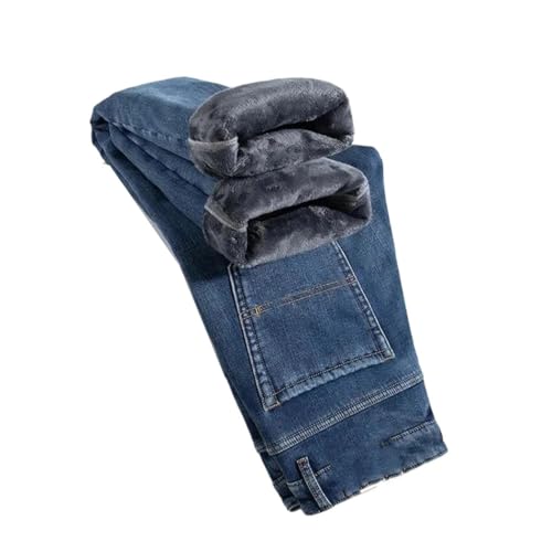 Men's Straight-Leg Jeans, Stylish Slim-fit Business Trousers, Classic Solid-Color Jeans