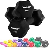 Hantel 2x 0,5 kg / pink, 2x 1 kg / gelb, 2x 1,5 kg / orange, 2x 2 kg / lila 2x 2,5 kg / blau, 2x 3 kg / rot, 2x 4 kg / grün, 2x 5 kg / schwarz