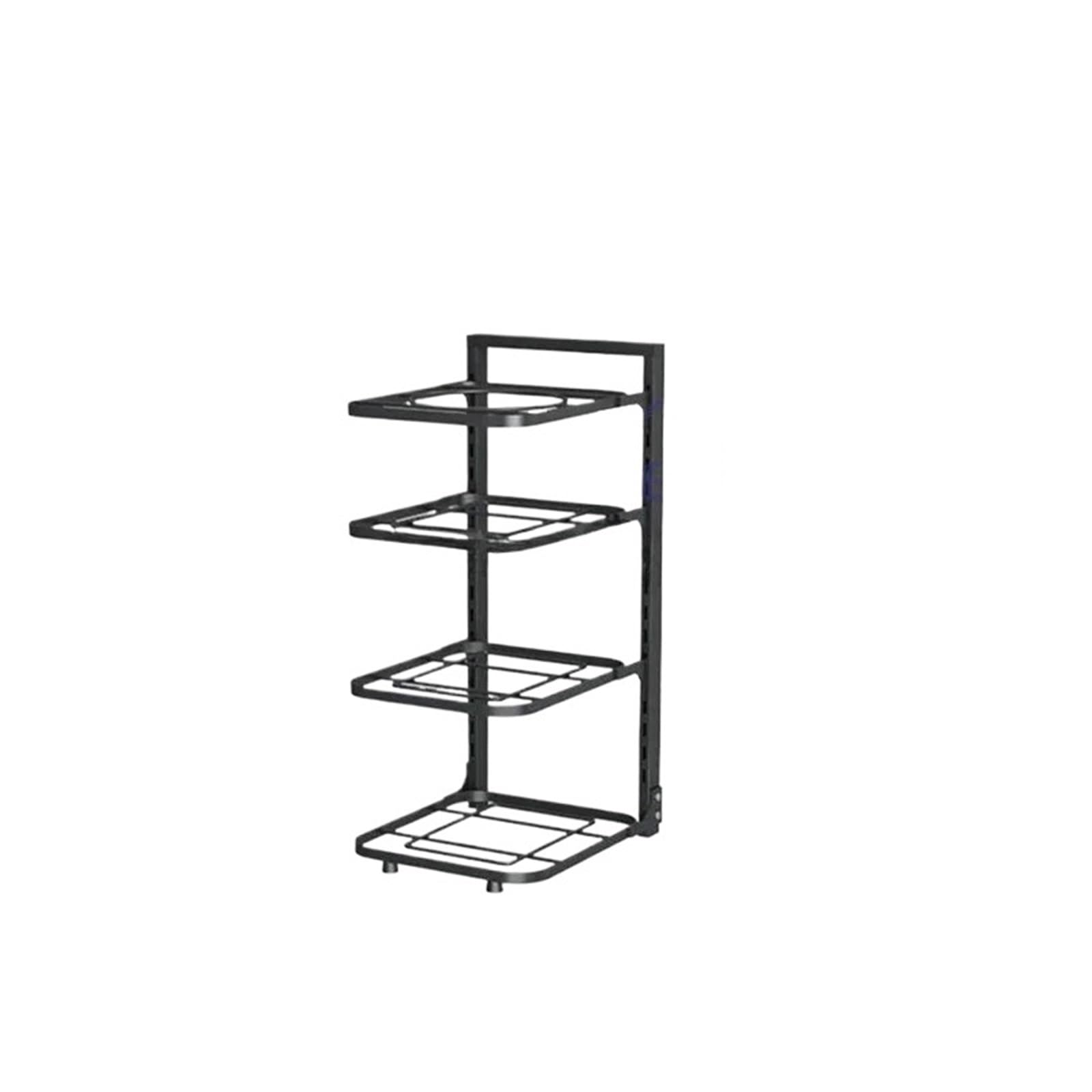 YXINAER Pots and Pans Organizer Multi-Layer Pot Rack Sink Cabinet Adjustable Kitchen Organizer Multifunctional Household Storage(4-layer)