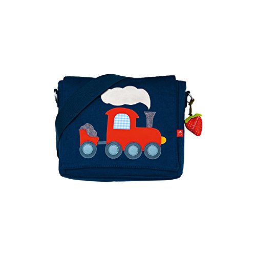 Kindergartentasche/Kindergartenrucksack - blau - Lokomotive (Dunkelblau) Cover