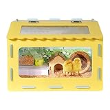 Abri sûr et confortable : Grâce à sa structure en matériau sûr et résistant, cette couveuse pour poussins constitue un espace nourricier et fiable, idéal pour élever des poussins en bonne santé dans un cadre sans souci et nécessitant un nettoyage minimal.