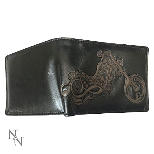 Nemesis Now Bike Wallet 10cm Black, PU, One Size2
