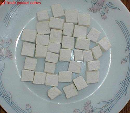 Himalya Fresh, Frozen Paneer Cubes, Authentic Pure Paneer, Made with Buffalo Milk, All Natural, 42 oz total, 6 Packs of 7 Oz.