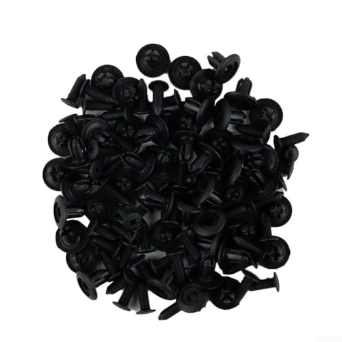 Clip per rivetti per auto: 50 clip in nylon per paraurti anteriore progettate per 3 sostituiscono clip vecchie e danneggiate, una vestibilità sicura e stabile. Materiale: nylon. Realizzato in nylon di alta qualità per una maggiore durata e un uso duraturo. Uso versatile: adatto per paraurti anteriore, parafango, finiture della carrozzeria e molto altro ancora. Compatibilità perfetta: compatibile con 6 2002-2006, 323 1998-2003 e altri specificati nella descrizione. Sostituire i numeri di parte B092-51-833, MB-455-56143, MB455-56-143 e altro ancora. Contenuto della confezione: include 50 clip per auto per varie applicazioni.