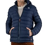 Hikepath Chamarra Acolchada para Hombre Ligera Resistente al Agua Color Azul Talla Chica