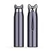 Della bottiglia di acqua 320ml / 11 oz Double Wall Thermos bottiglia di acqua di vuoto dell'acciaio inossidabile fiaschi Cute Cat Fox Ear termica tè del caffè latte Travel Mug ( Color : Diamond blue )