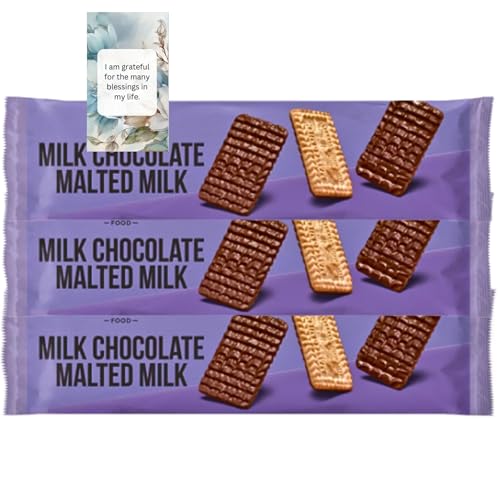 Biscuits Bundle with Milk Chocolate Malted Milk snack (3 Pack) – By Oerich Gift