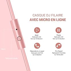 OneOdio Casque Audio Filaire DJ Piano Guitare avec Micro, Hi-Res Audio Extra Basse Son, Léger Confort Pliable Casques… - Les Beatles, Paul McCartney, John Lennon, RIngo Starr, George Harrison OneOdio Casque Audio Filaire DJ Piano Guitare avec Micro, Hi-Res Audio Extra Basse Son, Léger Confort Pliable Casques… – Image 3