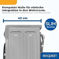 Exquisit WA56110-021A Waschmaschine 6 kg - Energieklasse A - Inoxlook – Ansicht 5