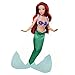 Disney Store Girl's Princess Story Doll (Ariel from The Little Mermaid) 11 Inches, Includes Coloring Book and Additional Dress, Princess Doll in Classic Outfit, Princess Toys